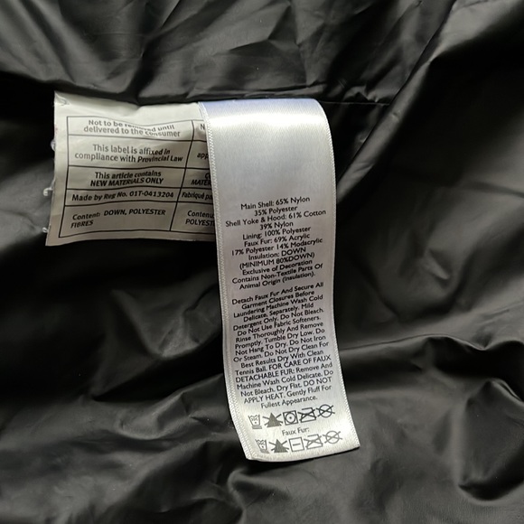 EUC Men’s Eddie Bauer Gray/Black Puffer Parka Jacket Size XL - Picture 7 of 8